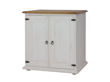 Rustikálna komoda WHITE HOME Slim COM20