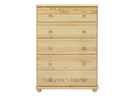 Komoda z masívu Šumava KN11 šírka 80 cm