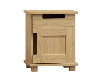 Nočný stolík z borovice FELIX