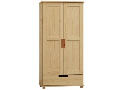 Skriňa z masívu FELIX S7 100 cm so šatníkovou tyčou