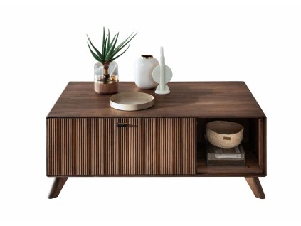 Bukový konferenční stolek Gravure II z masivu