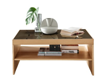 Dubový konferenční stolek stolek CLOE II z masivu
