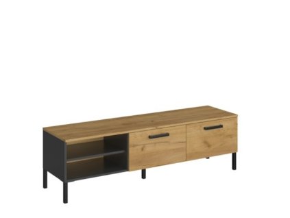 72769 santes tv stolek 2k 155 dub craft zlaty antracit