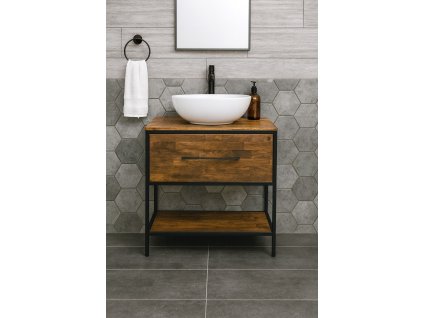 koupelnová skříňka z masivu