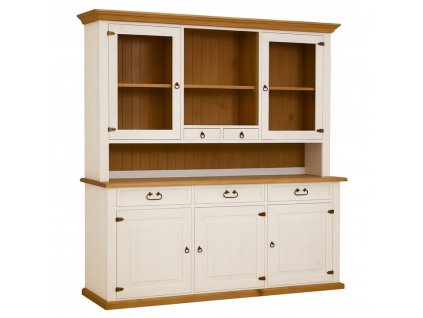 kri 30 kredenc bílá orech vosk