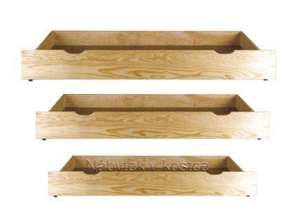 Šuplík pod postel hloubka 85 cm (Šířka 97 cm)