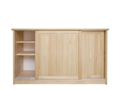 Botník z masívu s posuvnými dverami DEJ69