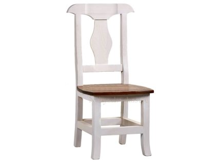 Retro židle SWEET HOME SIL12 (Barevné provedení Bílá - ořech lak)