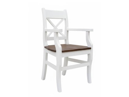 dřevěná židle s područkami SIL21