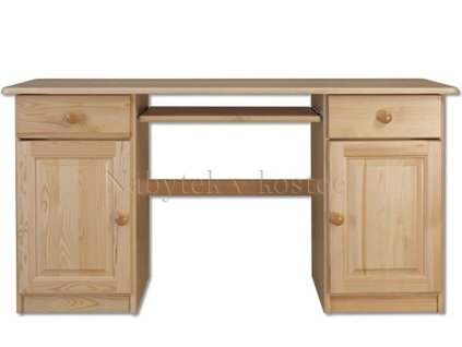 Písací stôl DREWMAX BR101 z masívnej borovice