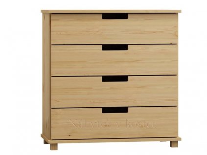 Komoda z masívu FELIX Z3 šírka 100 cm (Barevné provedení Tmavý dub - hĺbka 42 cm)