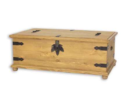 Rustikálna truhla CORDOBA COS04 z masívnej borovice