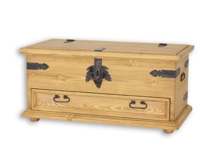 Rustikálna truhla CORDOBA COS15 so šuplíkom