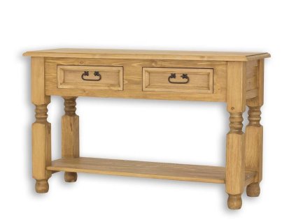 Rustikálny stolík CORDOBA MES09 toaletka so šuplíkmi