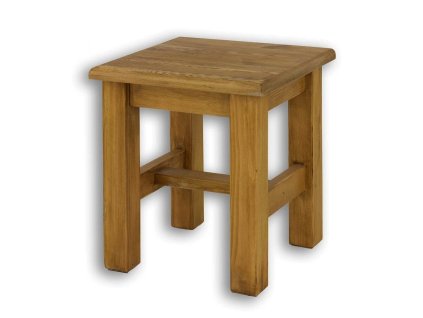 Rustikálny voskovaný taburet CORDOBA SIL21