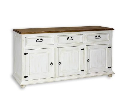 Rustikálna komoda WHITE HOME COM01
