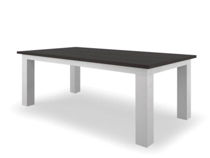 Bukový jedálenský stôl FIDELIO WHITE S3W z masívu