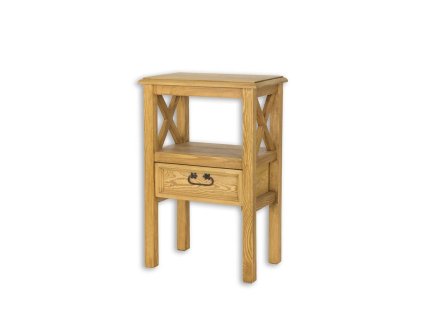 Masivní stolek CORDOBA MES15 (Barevné provedení Tmavý vosk K02)