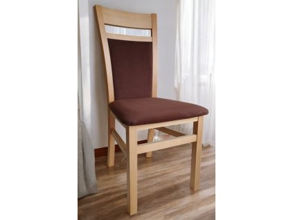 Buková jedálenská stolička KAMIL 2 lakovaná
