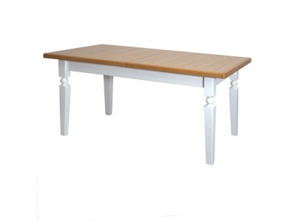 Dubový jedálenský rozkladací stôl BANDI lakovaný