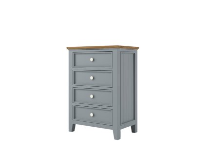 Komoda PROVENCE K11P z masívu sivomodrá
