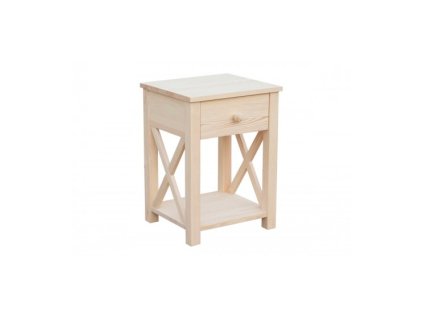 Noční stolek MATYÁŠ X MET05 z masivního dřeva