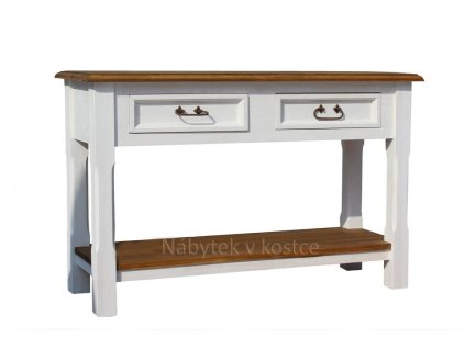 rustikální stolek z masivu