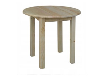 Okrúhly jedálenský stôl z masívu MET ST04