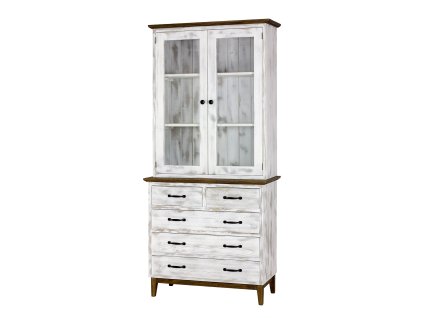 Rustikálny kredenc KOLMAR so šuplíkmi