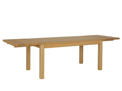 Jedálenský rozkladací stôl Mercedario 2 z masívneho dreva vzor liate lamely