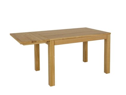 Jedálenský rozkladací stôl Mercedario 1 z masívneho dreva vzor liate lamely