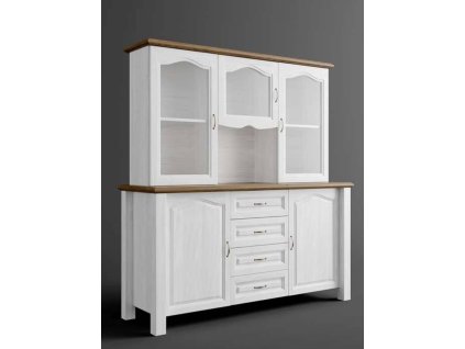 Rustikálny kredenc MERIDA z masívu