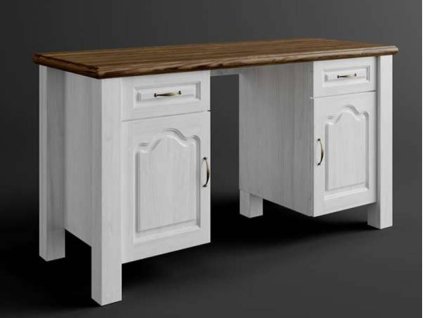 Rustikálny písací stôl EMMA z masívu