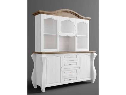 Rustikálny kredenc AUSTIN Romance z masívu