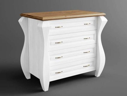 Rustikálna komoda AUSTIN Romance CASSETTE z masívu