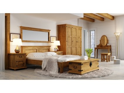 Spálňa CORDOBA 02 z masívu