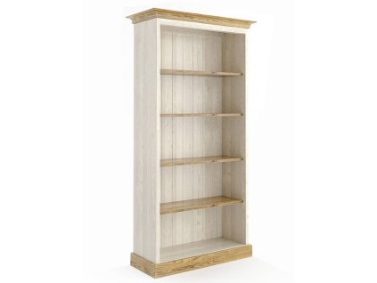 Knižnica z masívu TOSKANIA LUX drevený regál