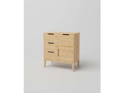 Komoda z masívu RETRO Tulon na nožičkách