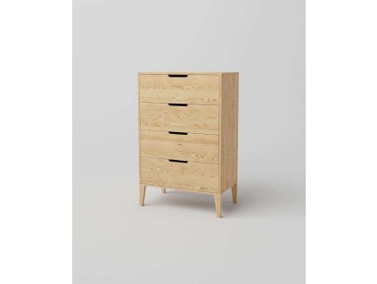 Komoda z masívu RETRO Hugo na nožičkách