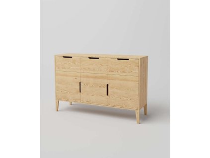 Komoda z masívu RETRO Stokholm na nožičkách