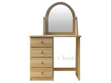 Toaletný stolík so zrkadlom NA SKLADE ľavý