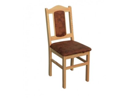 Jedálenská stolička z masívneho dreva PALOMA 2 KRZ11 čalúnená (Farebný dizajn Bílá)