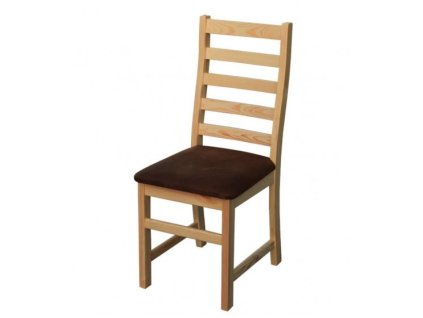 Jedálenská stolička z masívneho dreva ANTONIO KRZ14 čalúnená (Farebný dizajn Bílá)