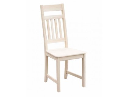 Jedálenská stolička MODERN 13 KRZ17 z masívneho dreva (Farebný dizajn Bílá)