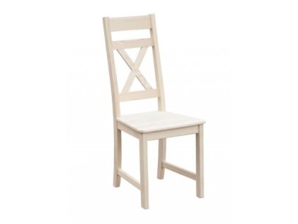 Jedálenská stolička MODERN 15 KRZ18 z masívneho dreva (Farebný dizajn Bílá)