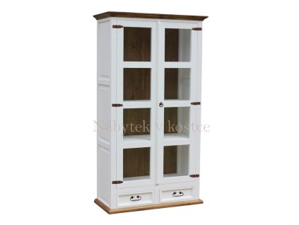 dřevěná vitrína masivní dřevo