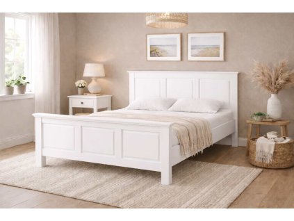 Bílá postel ACC02