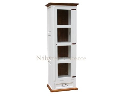 dřevěná vitrína z masivu