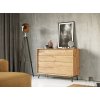 Dubová komoda MODERN loft 04D so šuplíkmi