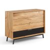 Dubová komoda MODERN loft 04S so šuplíkmi